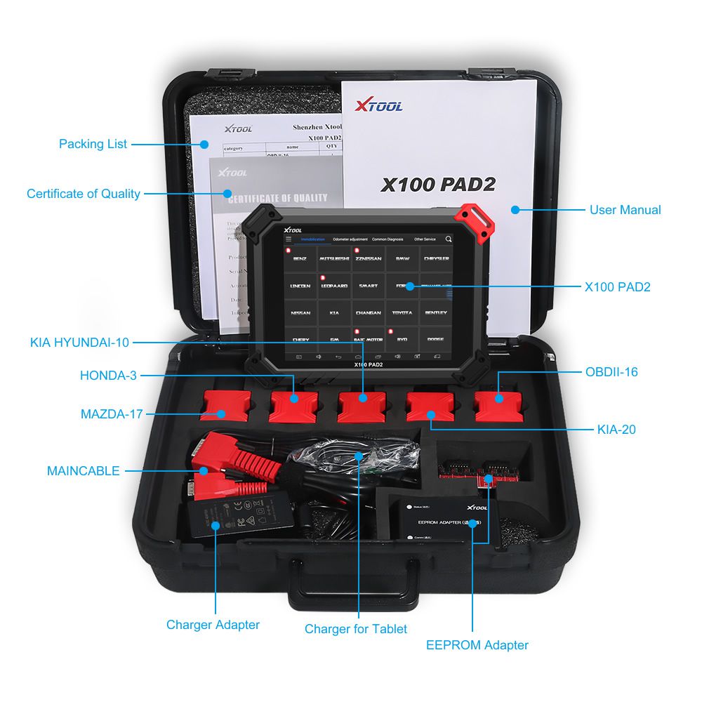 XTOOL X-100 PAD 2 특수 기능 전문가 업데이트 X100 PAD