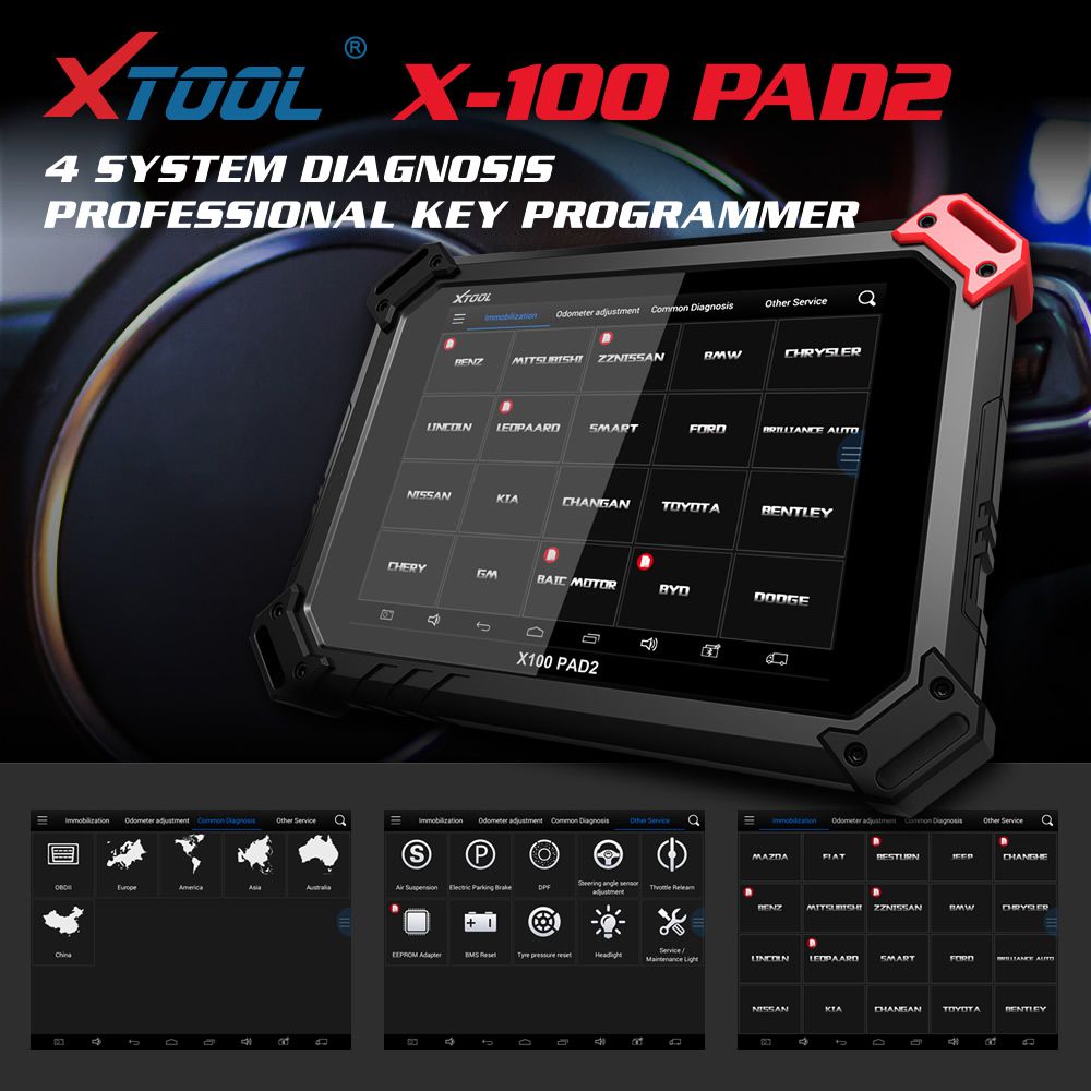 XTOOL X-100 PAD 2 특수 기능 전문가 업데이트 X100 PAD