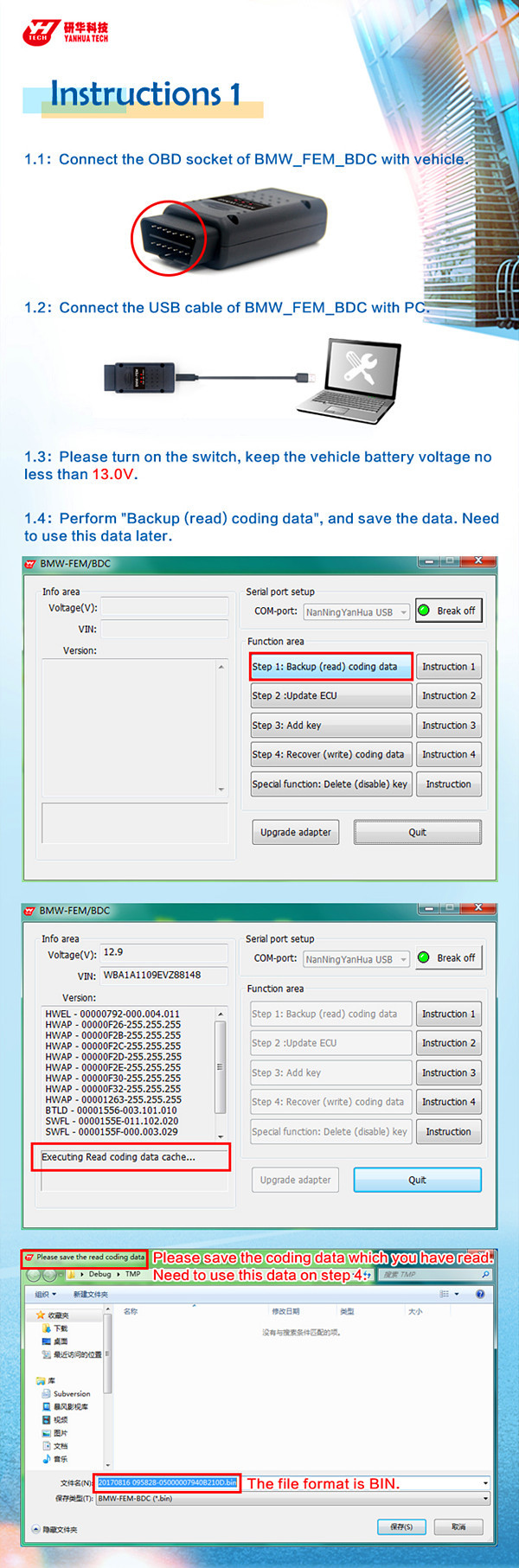 BMW FEM Key Programmer User Instruction-1