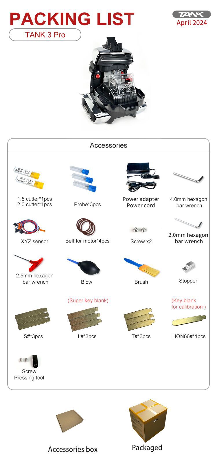 2M2 TANK 2 Pro CNC Key Cutting Machine