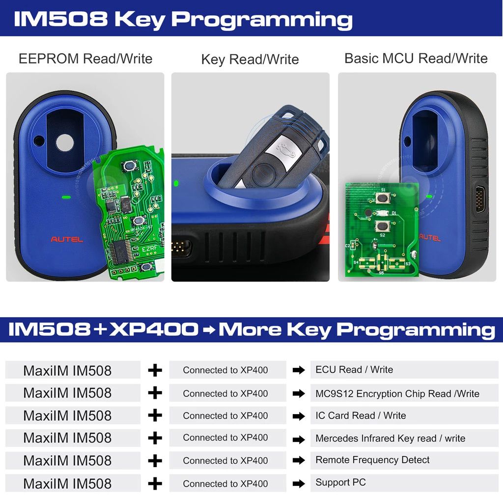 Original Autel MaxiIM IM508 Advanced IMMO & Key Programm