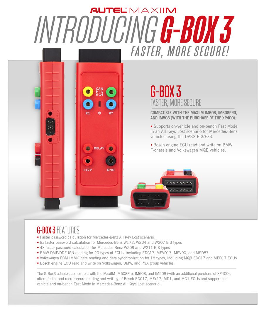  Autel APB112 with GBOX2