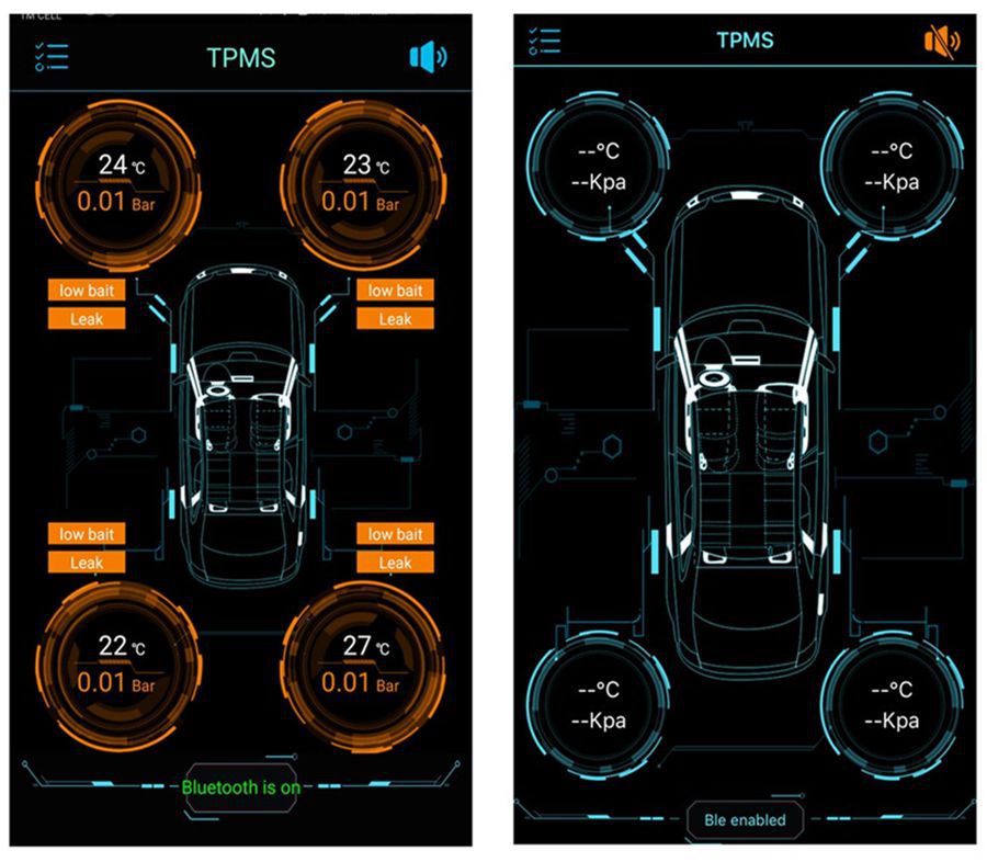 TPMS Bluetooth 4.0 universel externe capteur de pr – Grandado