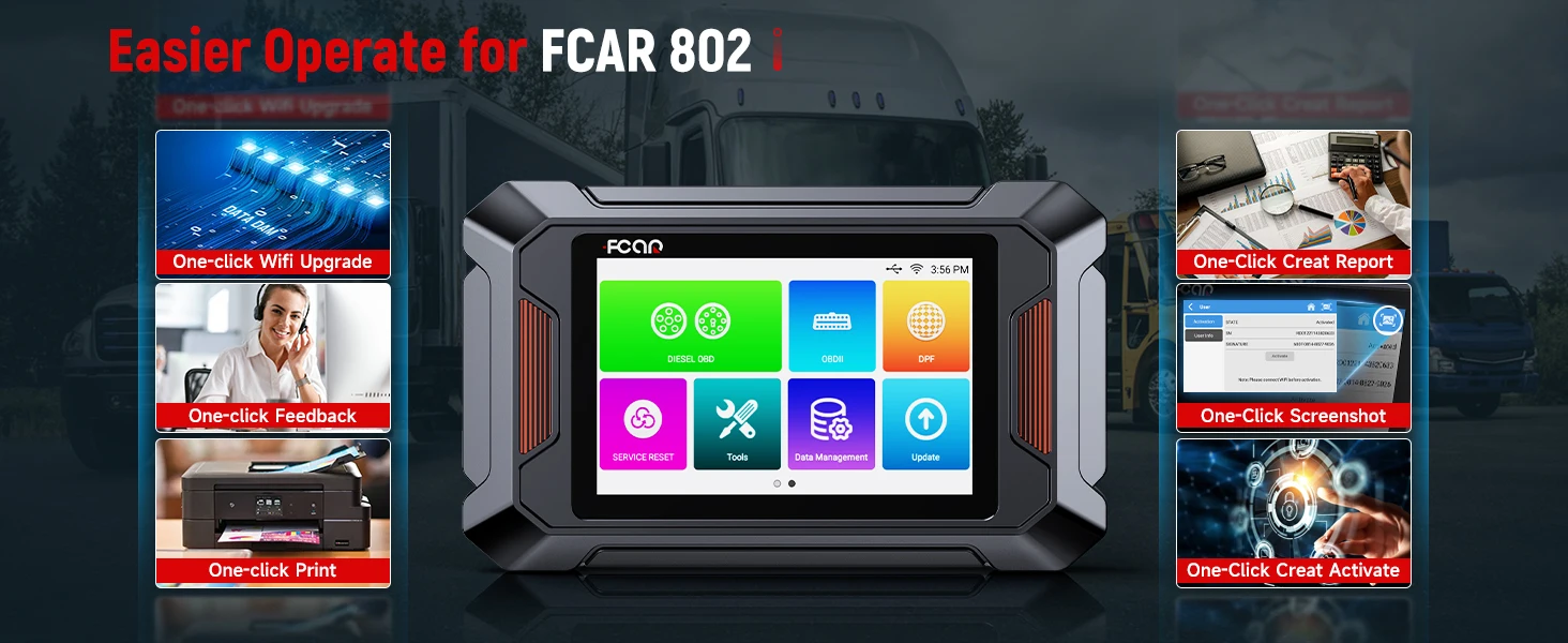 Fcar F802 Heavy Duty Truck Scanner