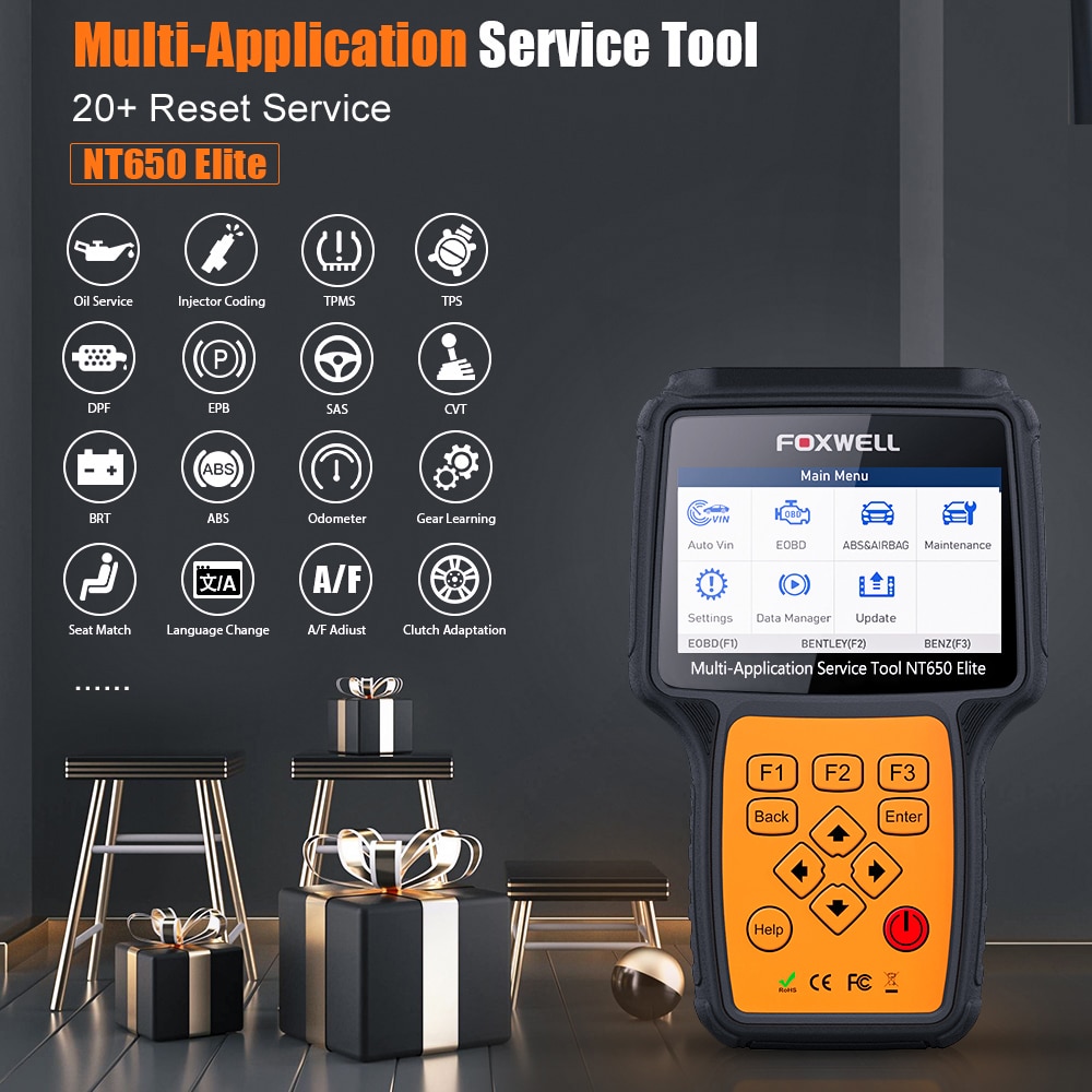 foxwell nt650 elite car obd2 scanner