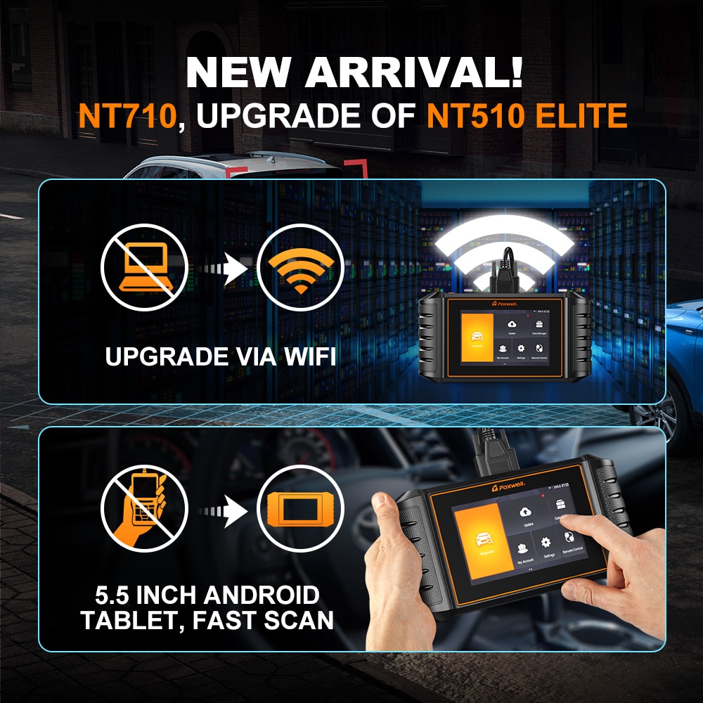 폭스웰 NT710 자동차 OBD2 디코더