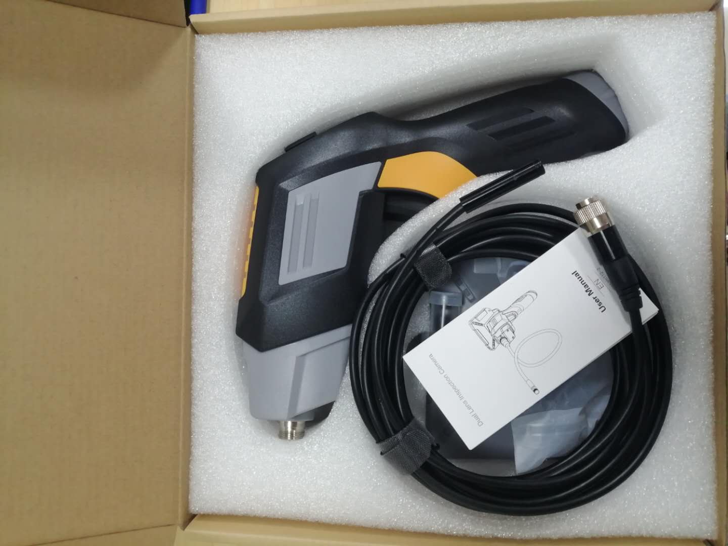 Portable Dual Lens Handheld Endoscope Camera