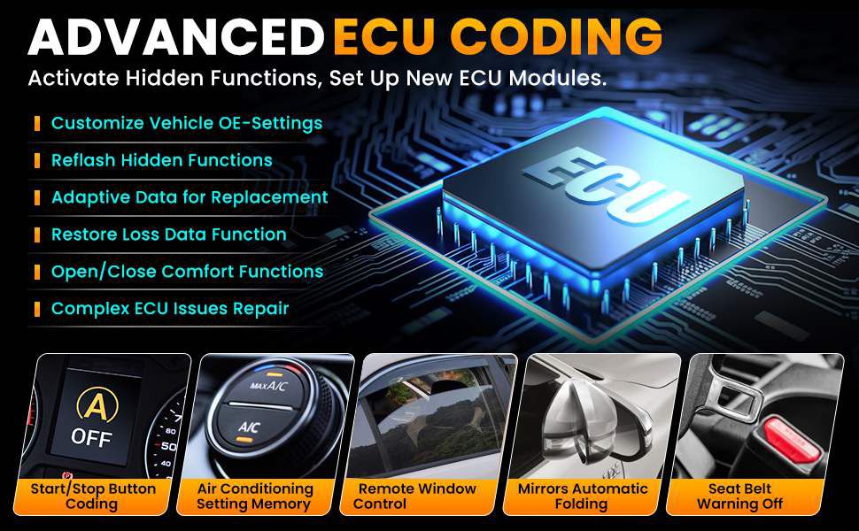 LAUNCH Creader Elite 2.0 BBA ECU Coding 