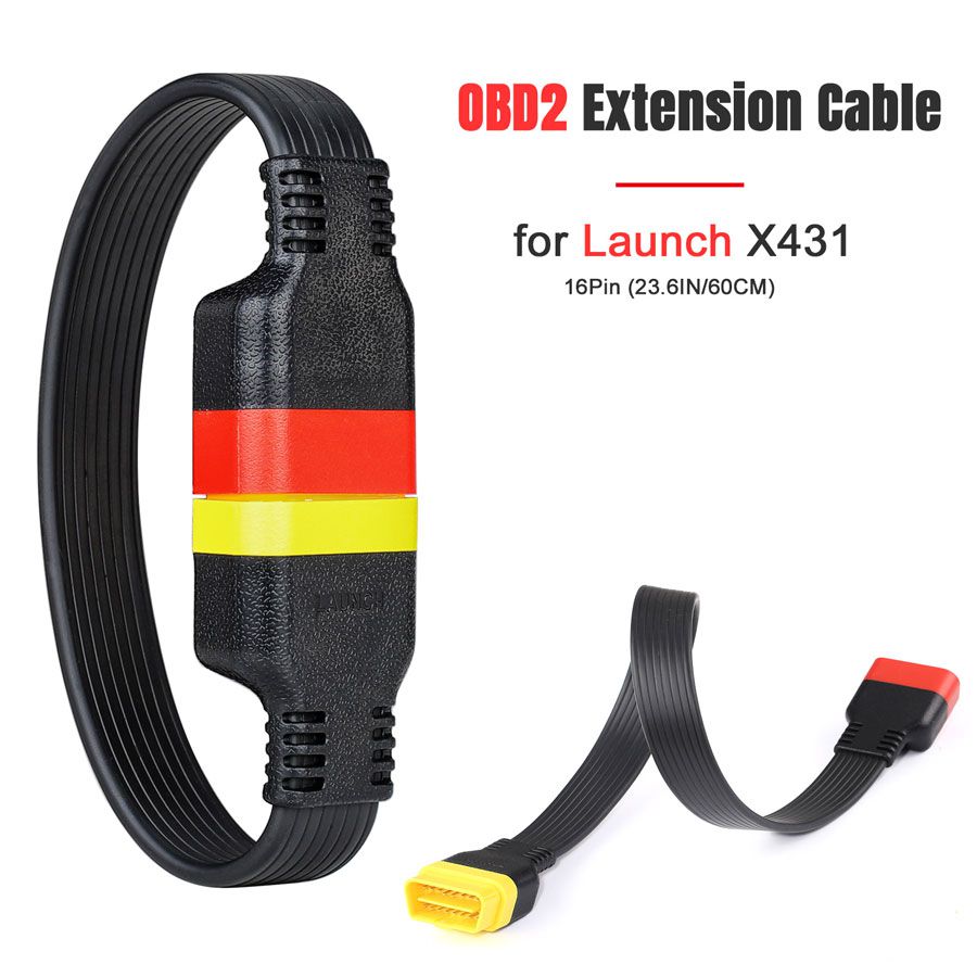 OBD2 Extension Cable 16Pin 23.6IN/60CM for Launch X431