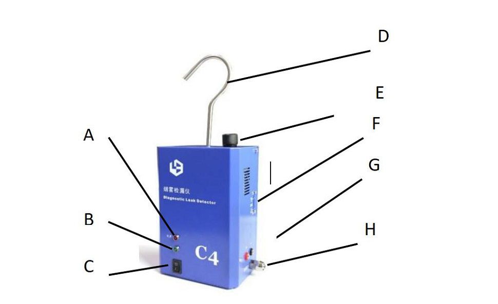 OEM C4 Diagnostic Leak Detector Test Leak in Vehicle Pipe Systems for Cars, Motorcycles, Snowmobiles, ATV, Light Trucks, Boats