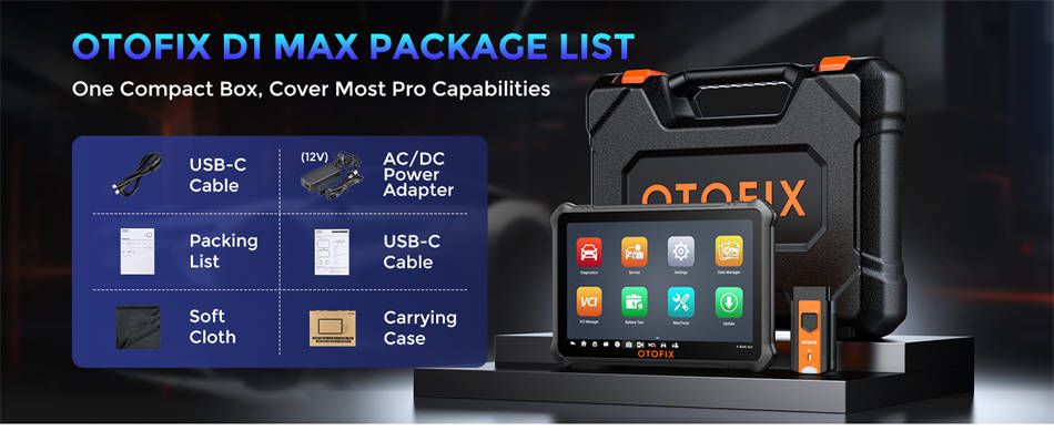 OTOFIX D1 MAX  Package Includes