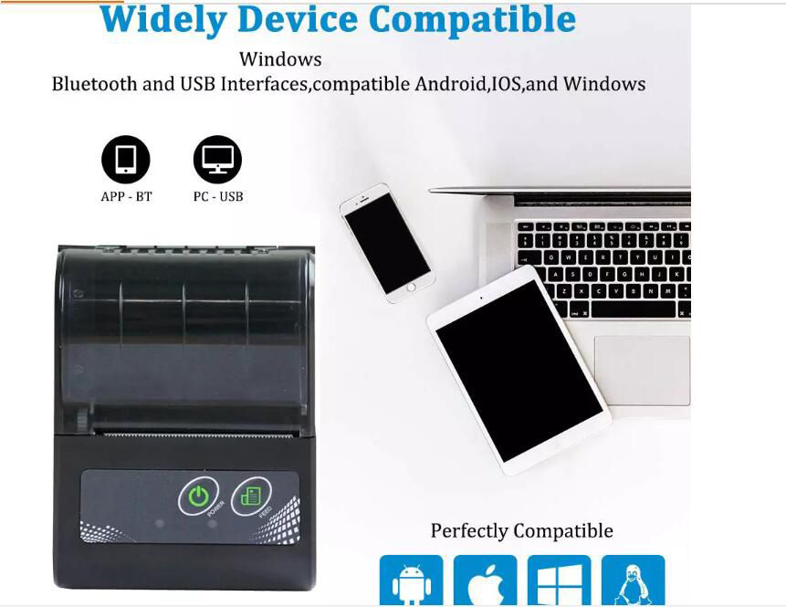 Portable Bluetooth Thermal Printer 