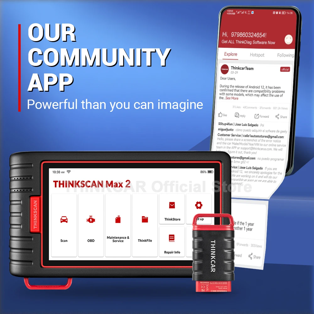 Thinkcar Thinkscan Max2 OBD2 Scanner