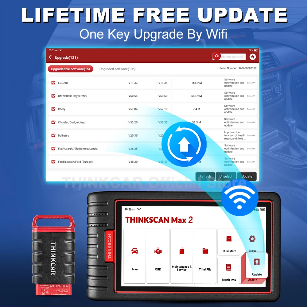 Thinkcar Thinkscan Max2 OBD2 Scanner