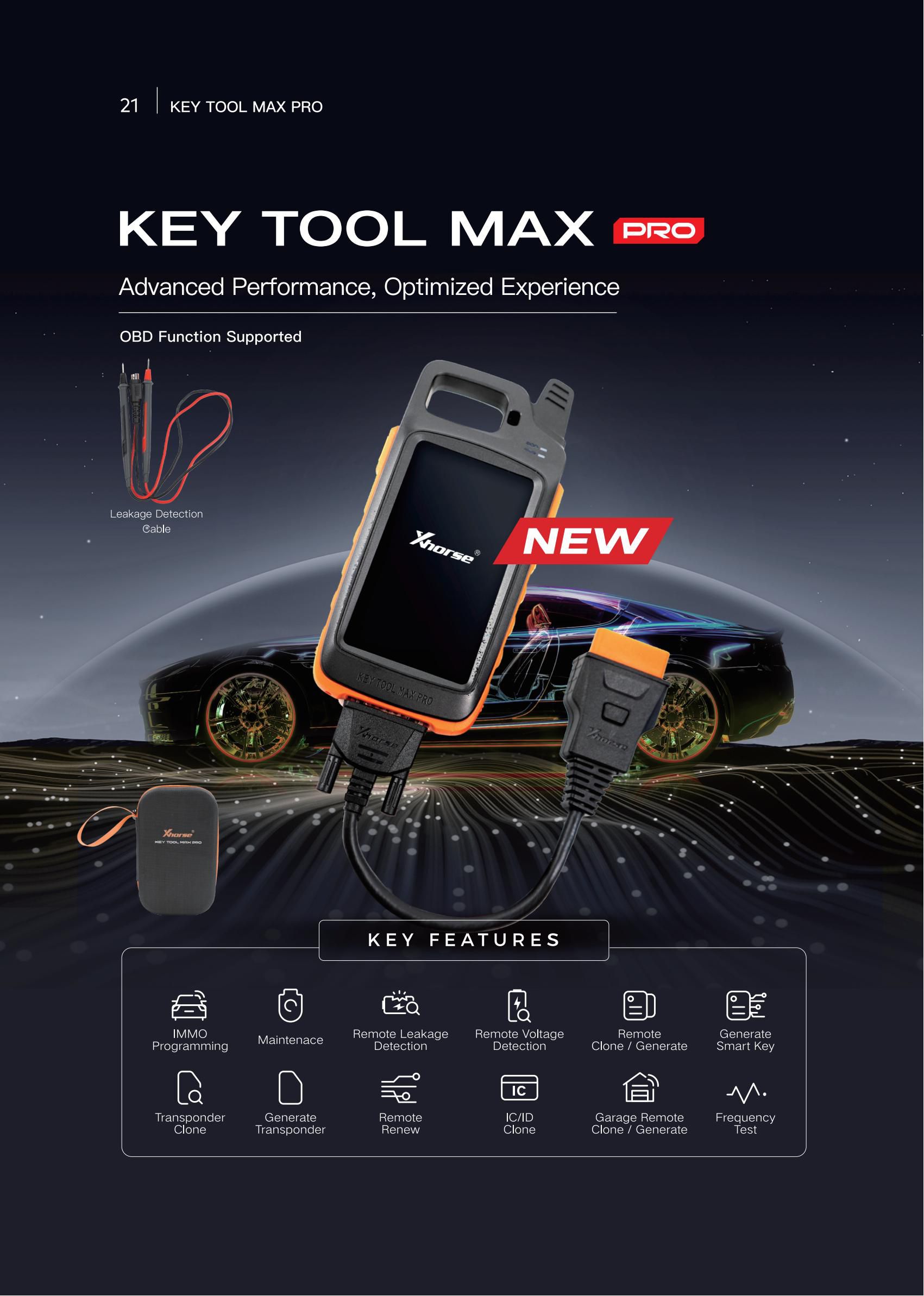 Xhorse VVDI Key Tool Max Pro With MINI OBD Tool Function