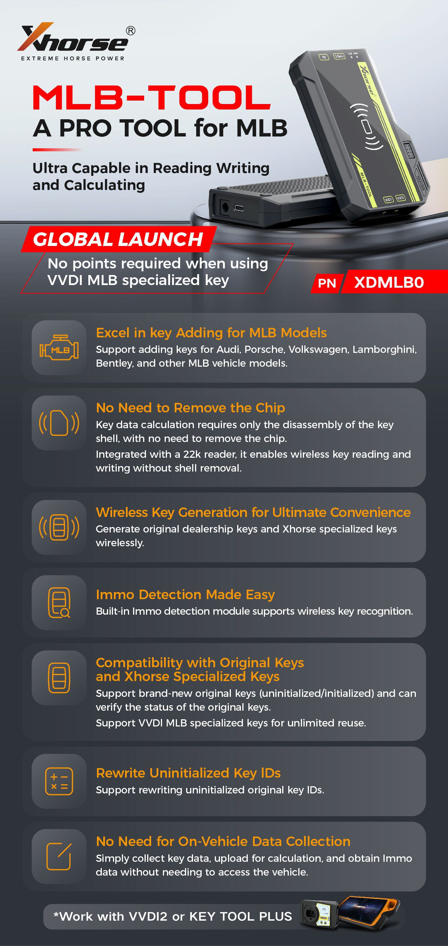 Xhorse VVDI MLB TOOL XDMLB0 Key Programmer