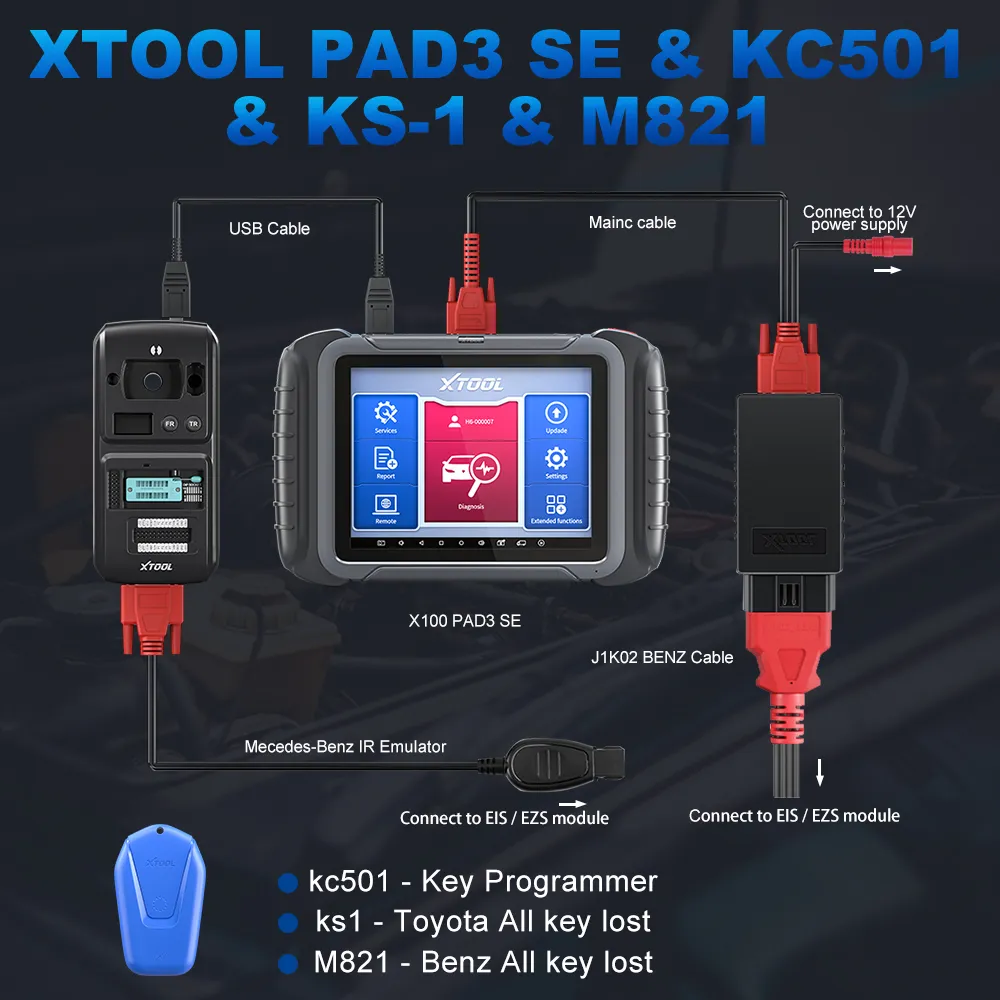 XTOOL X100 PAD3 Pro Key Programming Tool