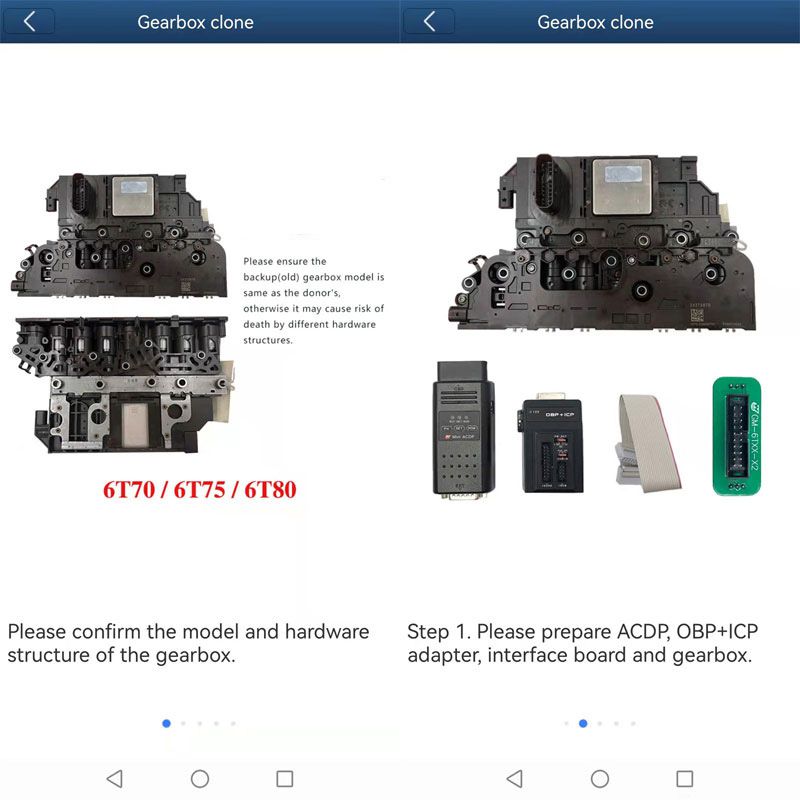 6T70/6T75/6T80 gearbox clone